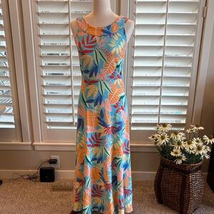 Talbots Floral Sleeveless Maxi Dress